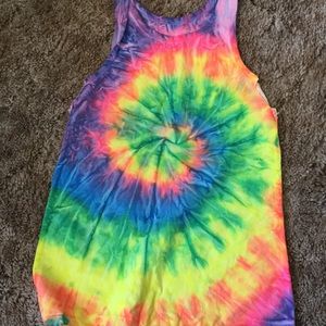 Tie-die tank top